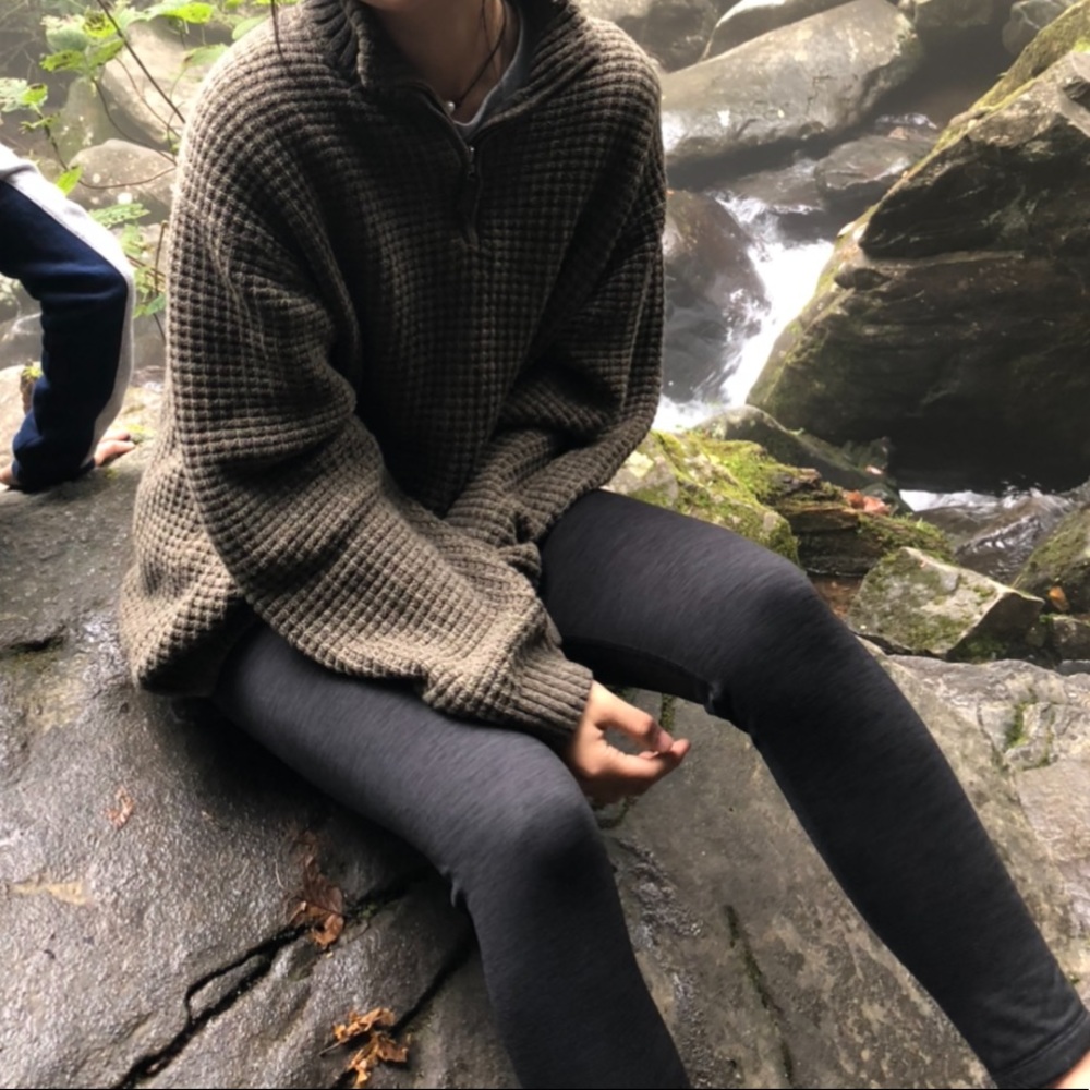 Vintage Waffle Quarter Zip Up